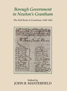Manterfield | Borough Government in Newton's Grantham | Buch | 978-1-910653-02-9 | www.sack.de