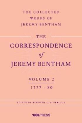 Bentham | The Correspondence of Jeremy Bentham, Volume 2 | E-Book | sack.de