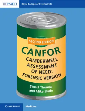 Thomas / Slade |  Camberwell Assessment of Need: Forensic Version | Buch |  Sack Fachmedien