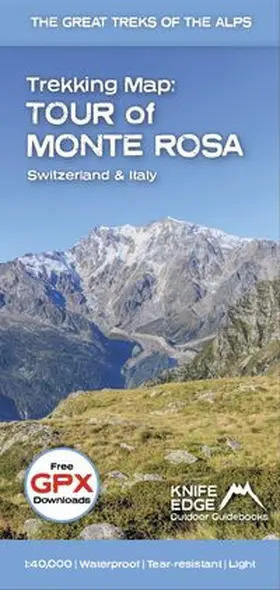  Tour of Monte Rosa Trekking Map | Sonstiges |  Sack Fachmedien