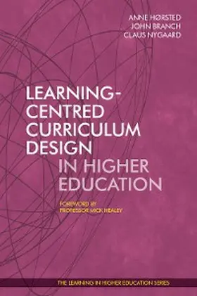 Branch / H¿rsted |  Learning-Centred Curriculum Design in Higher Education | eBook | Sack Fachmedien