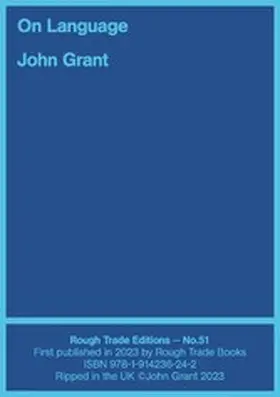 Grant |  On Language | eBook | Sack Fachmedien