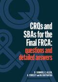 Feneley / Sumner / Allen |  CRQs and SBAs for the Final FRCA | Buch |  Sack Fachmedien