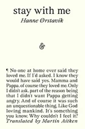 Ørstavik |  Stay with Me | eBook | Sack Fachmedien