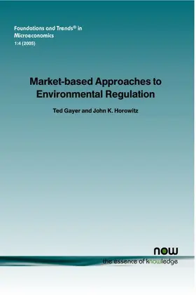 Gayer / Horowitz |  Market-based Approaches to Environmental Regulation | Buch |  Sack Fachmedien
