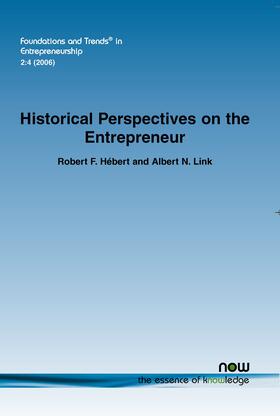 Historical Perspectives on the  Entrepreneur | Buch |  Sack Fachmedien