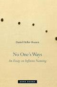 Heller-Roazen |  No One's Ways | Buch |  Sack Fachmedien