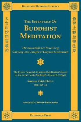 Zhiyi |  The Essentials of Buddhist Meditation | eBook | Sack Fachmedien
