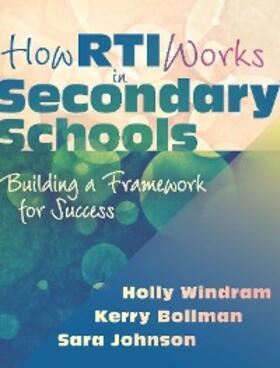 Windram / Bollman |  How RTI Works in Secondary Schools | eBook | Sack Fachmedien