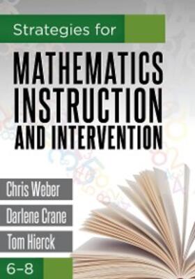 Weber / Crane | Strategies for Mathematics Instruction and Intervention, 6-8 | E-Book | www.sack.de