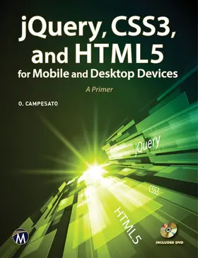 Campesato | jQuery, CSS3, and HTML5 for Mobile and Desktop Devices | E-Book | sack.de