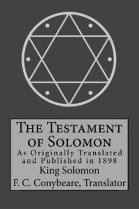 Solomon |  The Testament of Solomon | eBook | Sack Fachmedien