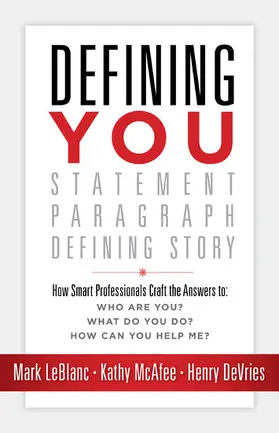 LeBlanc / McAfee / DeVries |  Defining You | eBook | Sack Fachmedien