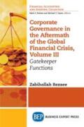 Rezaee |  Corporate Governance in the Aftermath of the Global Financial Crisis, Volume III | Buch |  Sack Fachmedien