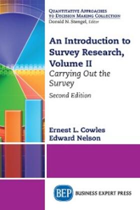 Cowles / Nelson |  An Introduction to Survey Research, Volume II | eBook | Sack Fachmedien