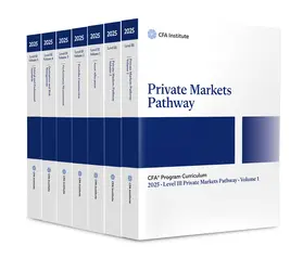  2025 Cfa Program Curriculum Level III Private Markets Pathway Box Set | Buch |  Sack Fachmedien