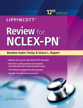 Rupert / Timby | Lippincott Review for NCLEX-PN | Buch | 978-1-975141-50-9 | sack.de