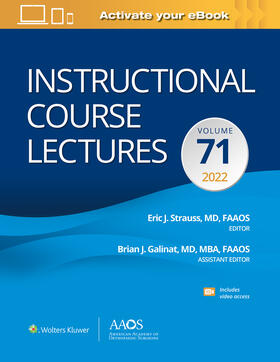 Strauss |  Instructional Course Lectures: Volume 71 Print + Ebook with Multimedia | Buch |  Sack Fachmedien