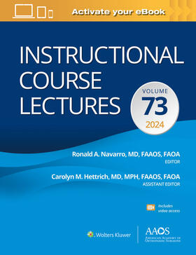 Navarro |  Instructional Course Lectures: Volume 73: Print + eBook with Multimedia | Buch |  Sack Fachmedien
