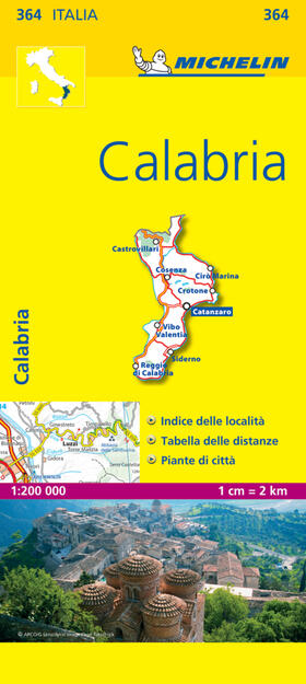 Michelin |  Calabria - Michelin Local Map 364 | Sonstiges |  Sack Fachmedien