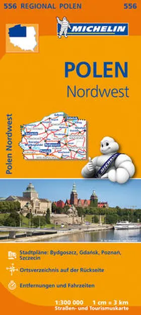  Michelin Regionalkarte Polen Nordwest 1 : 300 000 | Sonstiges |  Sack Fachmedien