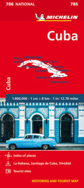 MICHELIN | Cuba - Michelin National Map 786 | Sonstiges | 978-2-06-718549-4 | sack.de