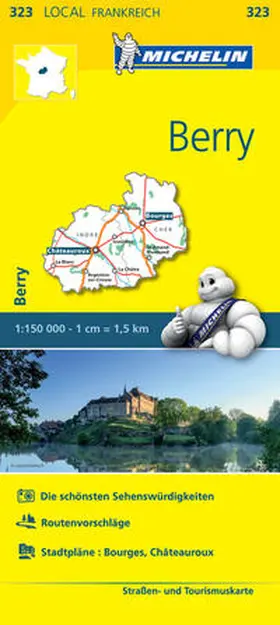 MICHELIN | Michelin Berry 1 : 150 000 | Sonstiges | 978-2-06-721035-6 | sack.de