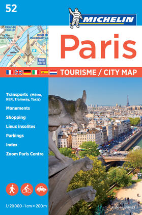 Michelin |  Paris - Michelin City Plan 52 | Sonstiges |  Sack Fachmedien