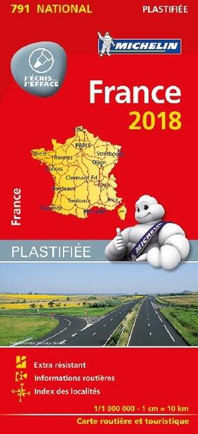 MICHELIN | Michelin Frankreich 2018 (plastifiziert) | Sonstiges | 978-2-06-722581-7 | sack.de
