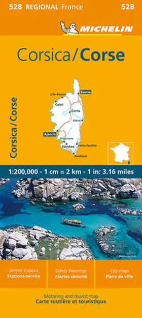  Michelin Corsica Map 528 | Sonstiges |  Sack Fachmedien