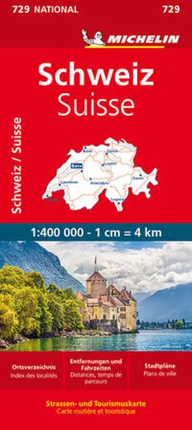  Michelin Schweiz 1:400 000 | Sonstiges |  Sack Fachmedien