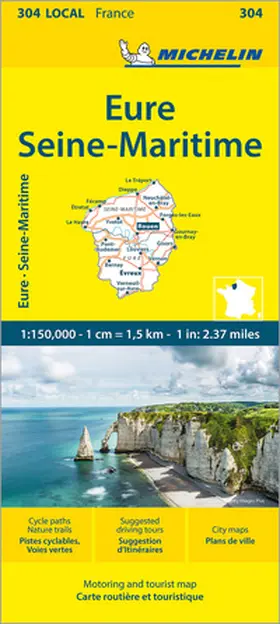  Michelin Eure Seine-Maritime 1 : 150.000 (304) | Sonstiges |  Sack Fachmedien