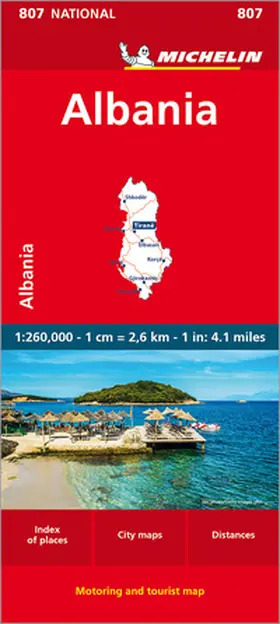 Michelin |  Michelin Map Albania | Sonstiges |  Sack Fachmedien