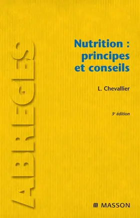 Chevallier |  Nutrition : principes et conseils | eBook | Sack Fachmedien