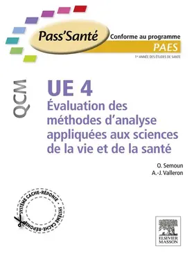 Valleron / Semoun |  UE 4 - Évaluation des méthodes d'analyse appliquées aux sciences de la vie et de la santé - QCM | eBook | Sack Fachmedien