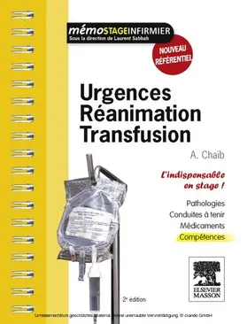 Chaïb |  Urgences - Réanimation - Transfusion | eBook | Sack Fachmedien