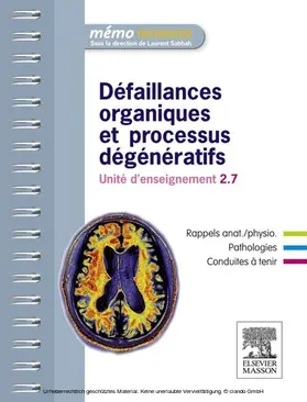Bensoussan / Chaïb / Gridel |  Défaillances organiques et processus dégénératifs | eBook | Sack Fachmedien