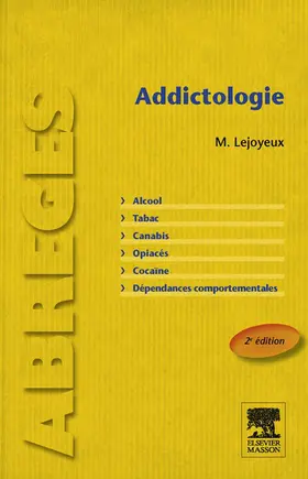Lejoyeux |  Addictologie | eBook | Sack Fachmedien