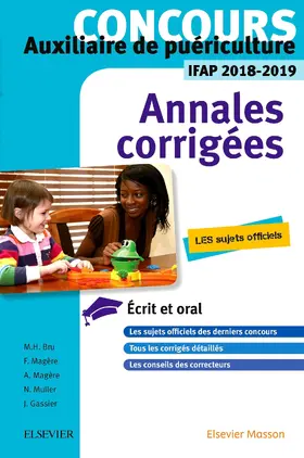 Bru / Gassier / Magère |  Concours Auxiliaire de puériculture - Annales corrigées - IFAP 2018/2019 | eBook | Sack Fachmedien