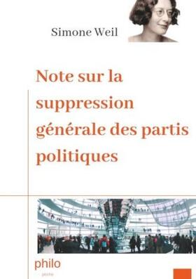 Weil |  Note sur la suppression générale des partis politiques | Buch |  Sack Fachmedien