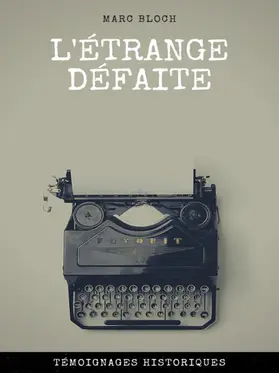 Bloch |  L'étrange Défaite | eBook | Sack Fachmedien