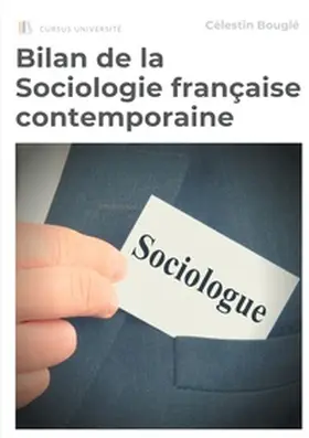 Bouglé |  Bilan de la Sociologie française contemporaine | Buch |  Sack Fachmedien