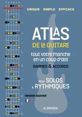 Orusco |  Atlas de la guitare - version gaucher | Buch |  Sack Fachmedien