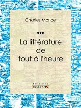 Morice |  La littérature de tout à l'heure | eBook | Sack Fachmedien