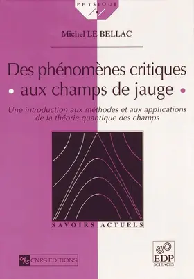 Le Bellac |  Des phénomènes critiques aux champs de jauge | eBook | Sack Fachmedien