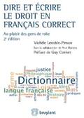 Lenoble-Pinson |  Dire et écrire le droit en français correct | eBook | Sack Fachmedien