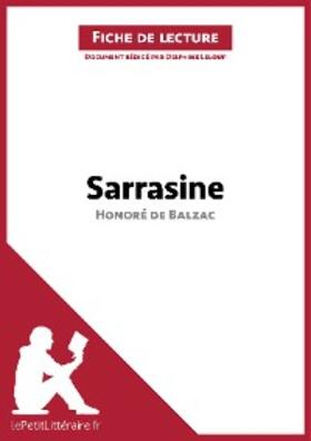 Leloup |  Sarrasine d'Honoré de Balzac (Fiche de lecture) | eBook | Sack Fachmedien