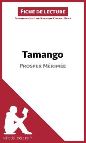 Coutant-Defer |  Tamango de Prosper Mérimée (Fiche de lecture) | eBook | Sack Fachmedien