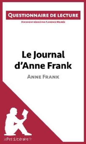 Meurée | Le Journal d'Anne Frank | E-Book | www.sack.de