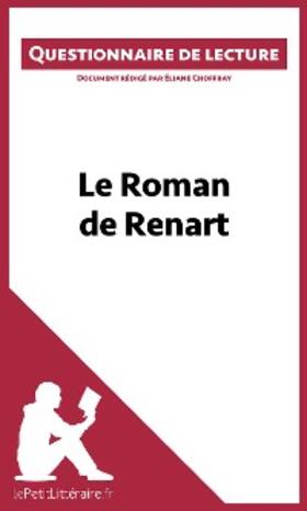 Choffray |  Le Roman de Renart | eBook | Sack Fachmedien